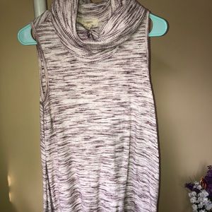 Lavender high turtle neck dress